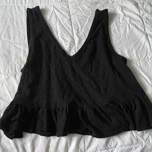 Cropped Wild Fable Ruffle Tank